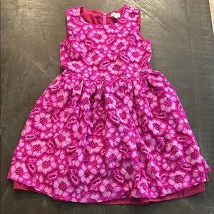 1989 Place Pink Floral Kids Dress